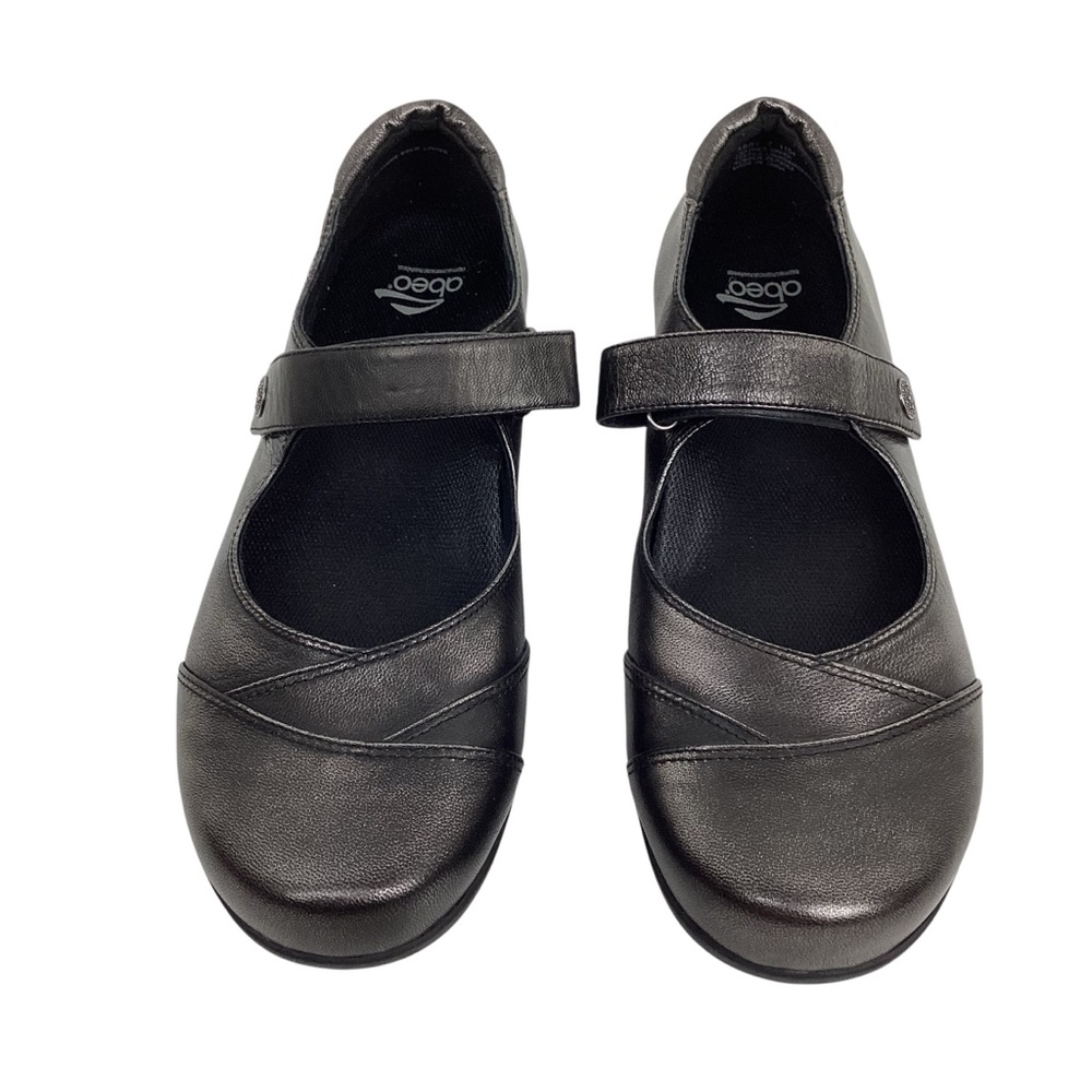 NWOT ABEO Abby Leather Mary Jane Shoe Black - Picture 3 of 13